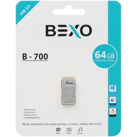 تصویر فلش ۶۴ گیگ Bexo B-700 USB3 Silver فلش ۶۴ گیگ Bexo B-700 USB3 Silver