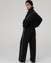 تصویر شلوار اویشو بقل خط دار کد 011648 