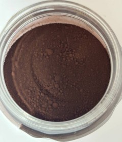 تصویر رنگ قهوه ای معدنی پودری 