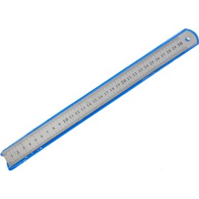 تصویر خط کش فلزی 30 سانتی متری Stainless Ruler 30cm