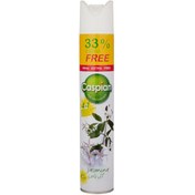 تصویر اسپری خوشبو کننده هوا کاسپین مدل گل یاس حجم 400 میلی لیتر Caspian jasmine Air Freshener Spray 400ml