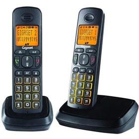تصویر گوشی تلفن بی سیم گیگاست مدل A500 Duo ا Gigaset A500 Duo Wireless Phone Gigaset A500 Duo Wireless Phone