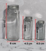 تصویر شیشه مک‌کارتی درب فلزی و استند پلکسی و لیبل 