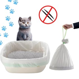 تصویر لاینر کیسه خاک گربه هوتان بسته 2 عددی hotan Cat Litter Tray Liners 2 pcs