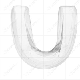 تصویر گارد لثه محافظ دندان تمام ژله ای بوکس به همراه جعبه نگهداری مدل آدیداس 