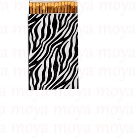 تصویر کبریت کوچک طرح گورخری 