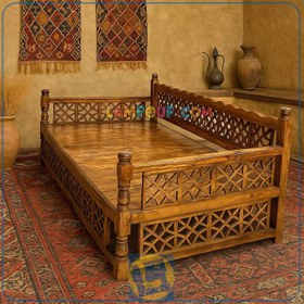 تصویر تخت سنتی چهار نفره TrK309 