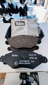 تصویر لنت جلو 206 تیپ 2 ولئو valeo(اورجینال) Front brake pad 206 type 2 Veleo