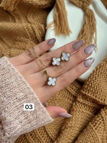 تصویر نیم ست زنانه ونکلیف مشکی از استیل 