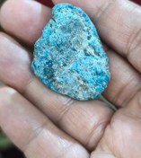 تصویر سنگ آپاتیت تراش نخورده 16گرم اصل طبیعی معدنی کلکسبونی 