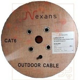 تصویر کابل شبکه outdoor نگزنس cat6 