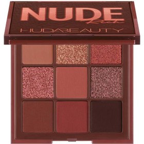 تصویر پالت سایه چشم هدی بیوتی مدل نود ریچ (اصل) Huda Beauty NUDE Obsessions Eyeshadow Palette - Rich