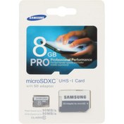 تصویر Samsung microSDXC & adapter UHS-I U1 Class 10 - 90MB/s - 8GB (گارانتی مادام‌العمر استار مموری) Samsung microSDXC & adapter UHS-I U1 Class 10 - 90MB/s - 8GB (گارانتی مادام‌العمر استار مموری)