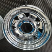 تصویر رینگ چرخ مزدا وانت سایز 14 کروم 