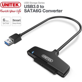 تصویر کابل مبدل هارد 2.5 اینچ SATA6G به USB3.0 برند Unitek مدل Y-1096 