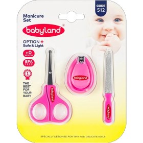 تصویر ست مانیکور کودک کد 512 بی بی لند Baby Manicure Set 512 CODE