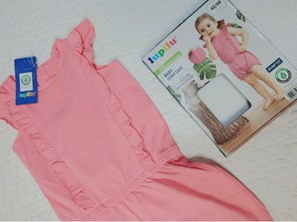 تصویر رامپر لوپیلو- سرهمی -دخترانه صورتی ناز 