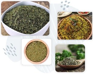 تصویر سبزی خشک کلم پلو 