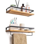 تصویر شلف و آویز حوله مدل AV01 سیترا shelf and hanger