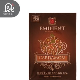 تصویر چای سیاه امیننت طعم هل 200 گرم eminent black tea cardamom 200gr