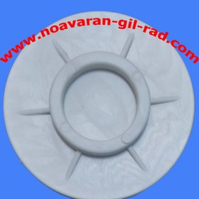 تصویر لرزش گیر لباسشویی بزرگ سفید بسته ۴ عددی 