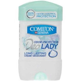 تصویر استیک ضد تعریق بدن کامان سبز  75 میل COME’ON Gel Deodorant Deo LADY