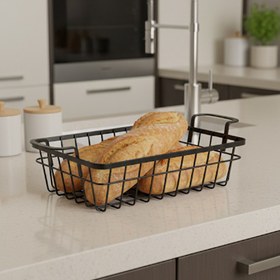 تصویر ظرف نان فلزی 