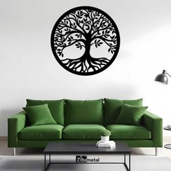تصویر تابلو مدرن دکوراتیو فلزی مدل درخت زیتون موجود در دو سایز