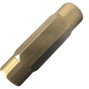 تصویر کوپلر برنجی جهت میله ارت کاپرباند (GRU) Copper Bonded Steel Earth Rod Coupler (GRU)