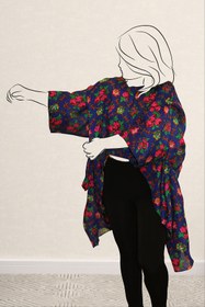 تصویر پانچ گلدار حورا 