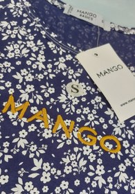 تصویر تیشرت نخی زنانه منگو طرح دار - اسمال S / ۱۵۵۰۰۰ T-shirt Mango