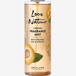 تصویر اسپری بدن اوریفلیم مدل لاو نیچر حاوی عصاره جو دوسر و زردآلو  200 میل Love Nature Caring Fragrance Mist with Organic Oat & Aprico