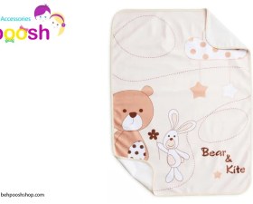 تصویر زیر انداز تعویض سایز كوچك BEAR AND KITE رز برن Rose Born Bear And Kite Small Size Changing Pad