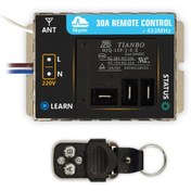 تصویر ریموت کنترل تک کانال ۳۰ آمپر پمپ آب 