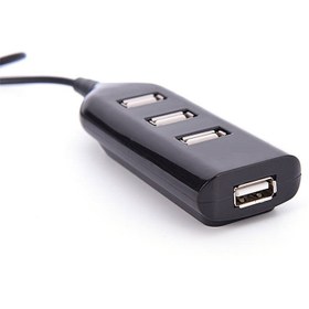 تصویر هاب 4 پورت USB 2.0 مدل MR-134 هاب لپ تاپ USB 2.۰ 4 متفرقه مشکی