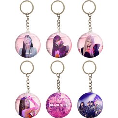 تصویر جاکلیدی خندالو طرح بلک پینک Black pink 