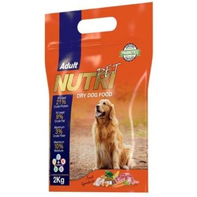 تصویر غذای خشک سگ بالغ نوتری پت 21 درصد پروتئین Nutripet Premium 21 Percent Adult Dog Dry Food