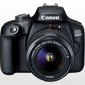 تصویر دوربین کانن EOS 4000D با لنز 18-55 میلی متر DC III ا Canon EOS 4000D DSLR Camera and EF-S 18-55 mm f/3.5-5.6 III Lens Canon EOS 4000D DSLR Camera and EF-S 18-55 mm f/3.5-5.6 III Lens