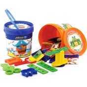 تصویر خمیر بازی سطلی آریا ۱۵ رنگ پلمپ دار 