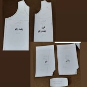 تصویر الگو زیرپیراهن رکابی و شورت پایه دار مردانه - Medium 