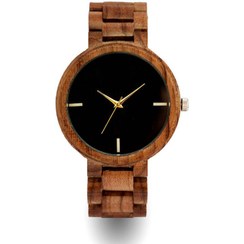 تصویر ساعت مچی مردانه مدل Karen چوب گردو 