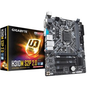 تصویر مادربرد MB GIGABYTE H310M S2P STOCK MOTHERBOARD GIGABYTE H310M S2P STOCK