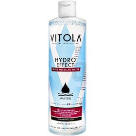 تصویر میسلار واتر 3 کاره مدل Skin Detox مناسب انواع پوست 400میل ویتولا Vitola Skin Detox Triple Micellar Water 400ml