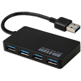 تصویر هاب 4 پورت USB 3.0 مدل UH-103U3 UH-103U3 4-Port USB 3.0 HUB