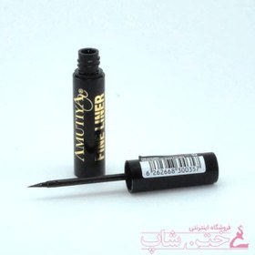 تصویر خط چشم نمدی آموتیا AMUTIYA fine liner black eyeliner 