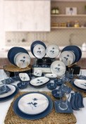 تصویر ست صبحانه آبی 62 12 SET اورجینال Keramika 