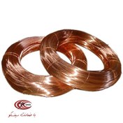 تصویر سیم مسی نمره ۱۲۰ بدون روکش ۱ متر 