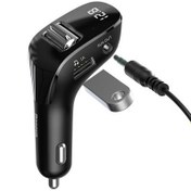 تصویر شارژر فندکی و اف ام پلیر بیسوس مدل Baseus Streamer F40 AUX wireless MP3 car charger 