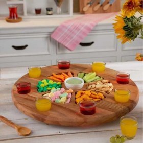 تصویر سینی مزه چوبی 