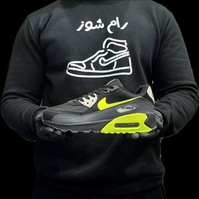 تصویر کتونی نایک ایر مکس مدل Nike air max 90 (green-black) 